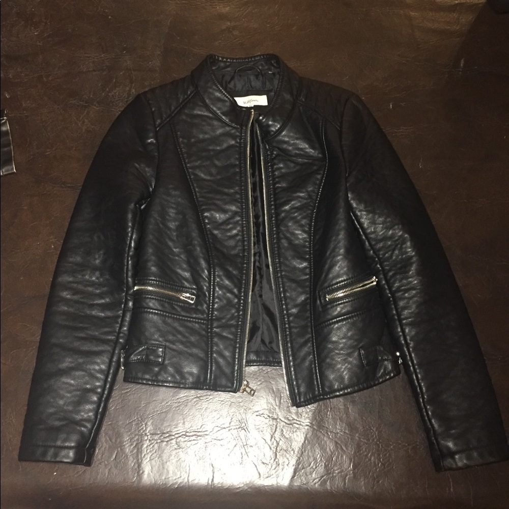 Wildflower Leather Jacket, extra small